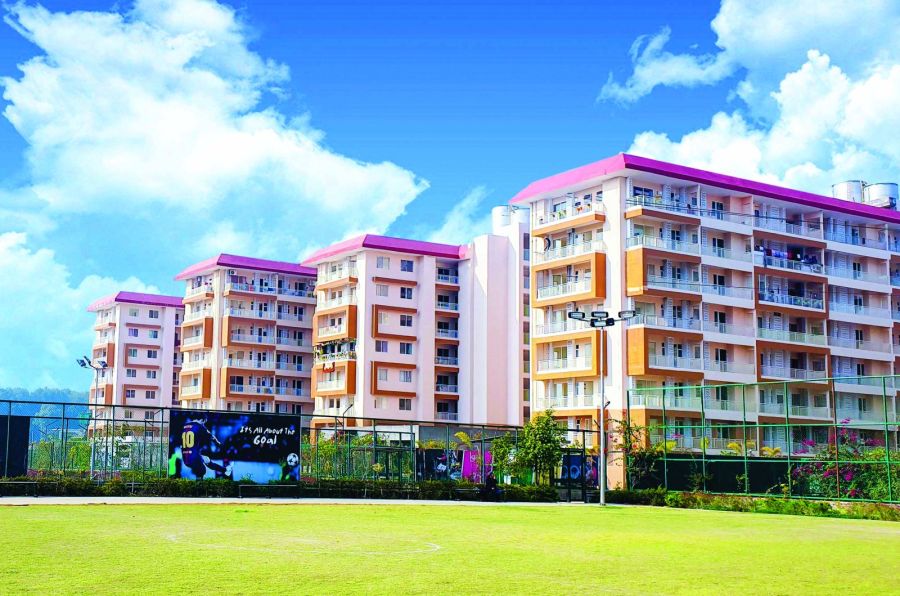 Completed Ganga Towers at River Valley Township (2019)