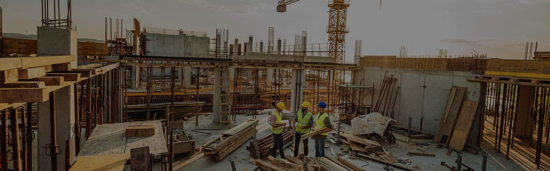 Workers assembling Mivan aluminium shuttering on site at Kaveri Towers, River Valley Township