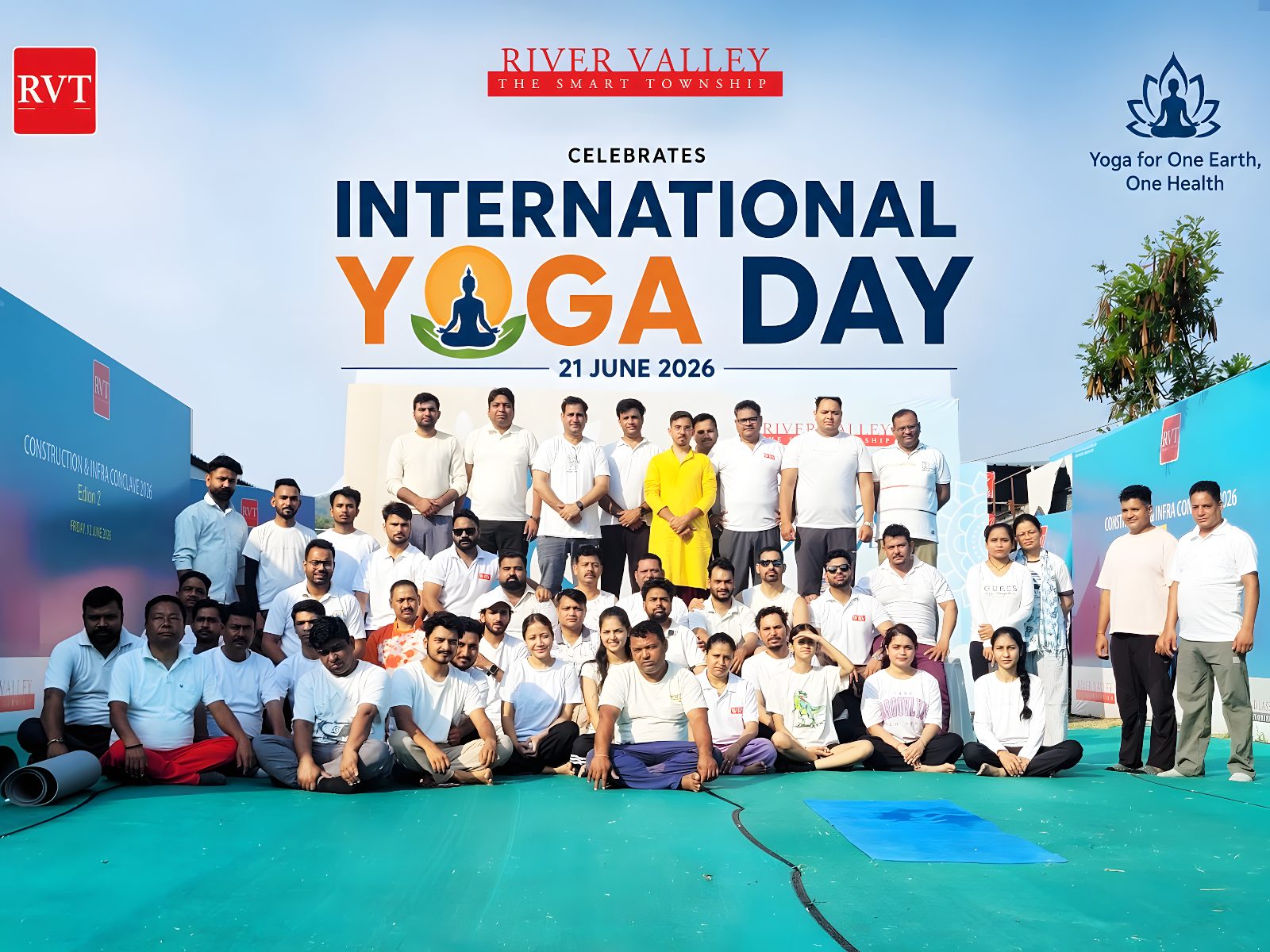 River Valley Township Comes Together for a Refreshing Yoga Day Celebration
